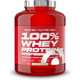 Scitec Nutrition 100% Whey Protein Professional 2350g Vainilla - Proteína de Suero para Músculo, Aumento Masa Muscular, Sin Gluten
