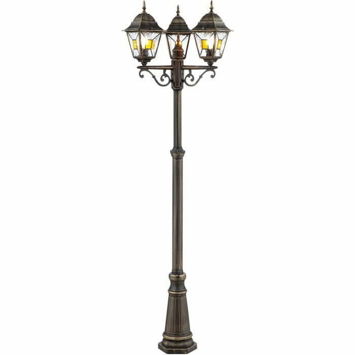 Brilliant Lámpara al aire libre de Janel, Dore Black, E27 Max 3x60W Brilliant Lámpara al aire libre de Janel, Dore Black, E27 Max 3x60W