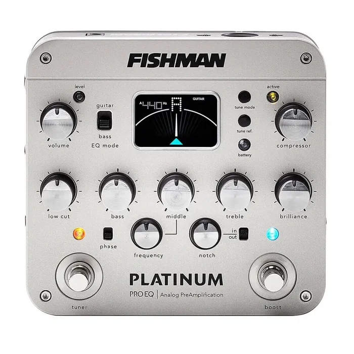 Fishman Platinum Pro EQ/DI Pedal previo y DI analógico