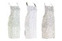 DKD Home Decor Delantal Alpino Marron Claro Blanco Algodon Set de 2 (6 Unidades) 40 x 0.1 x 60 cm