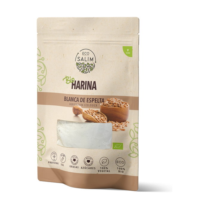 Eco Salim Harina de Espelta Blanca BIO VEGAN Eco Salim Harina de Espelta Blanca BIO VEGAN