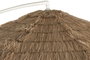 DKD Home Decor Parasol para Terraza y Jardin 300 x 250 x 360 cm Color Marron Beige Fibras UV 50+ Acero Desmontable