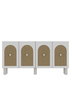 Hanah Home Sapphire Oak, Hazeran Consola Fabricada con Tablero de Partículas Recubierto de Melamina, 150x75x30 cm
