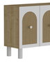 Hanah Home Sapphire Oak, Hazeran Consola Fabricada con Tablero de Partículas Recubierto de Melamina, 150x75x30 cm