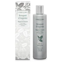 L'Erbolario Bouquet De Plata Gel De Baño 250ml - Extractos Hojas Plateadas, 97% Ingredientes Naturales