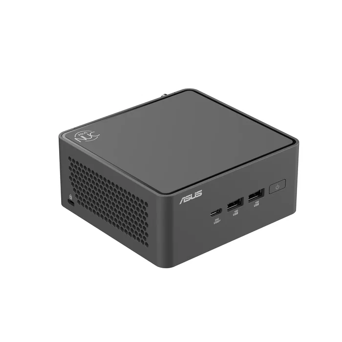 ASUS NUC 15 Pro Kit Mini PC Barebone NUC15CRH-B Negro con Procesador Intel Core Ultra 5 Serie 2 235H, Intel Arc 140T, Wi-Fi 7