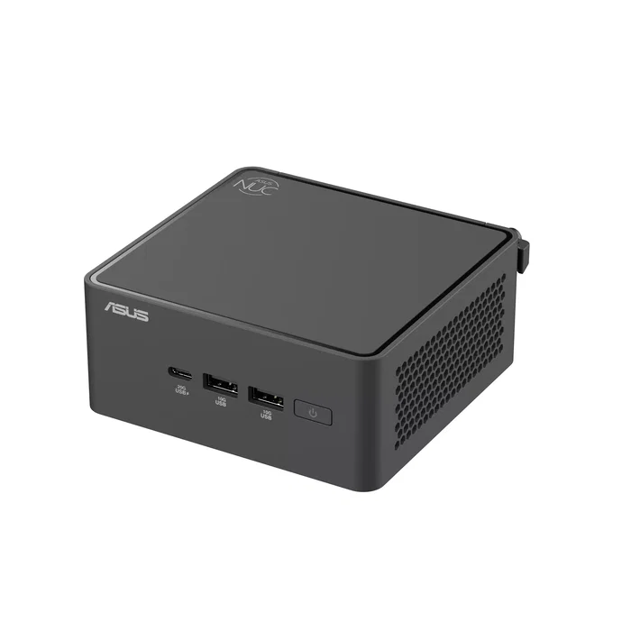 ASUS NUC 15 Pro Kit Mini PC Barebone NUC15CRH-B Negro con Procesador Intel Core Ultra 5 Serie 2 235H, Intel Arc 140T, Wi-Fi 7