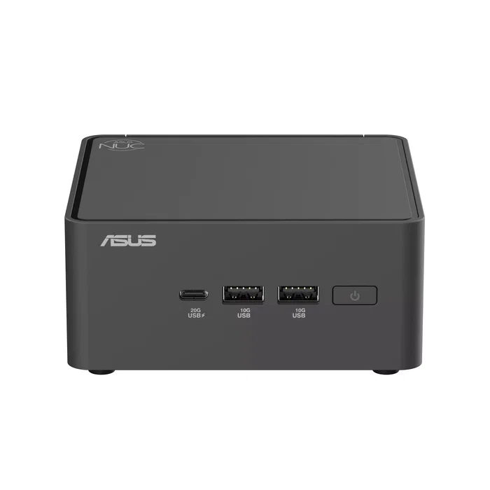ASUS NUC 15 Pro Kit Mini PC Barebone NUC15CRH-B Negro con Procesador Intel Core Ultra 5 Serie 2 235H, Intel Arc 140T, Wi-Fi 7