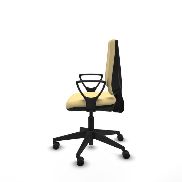 PIQUERAS Y CRESPO Silla de oficina Elche Crema con Brazos Fijos PIQUERAS Y CRESPO Silla de oficina Elche Crema con Brazos Fijos
