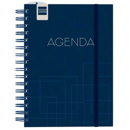 Finocam SVV Agenda Espiral Institut para Estudiantes DIN A5 4º 155x215 mm Azul Curso 2026-2027