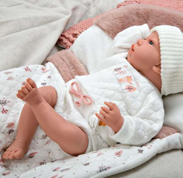 Muñecas Arias Muñeco Elegance Andie con Saquito (Muñeco de Peso) 40 cm Cuerpo Blando, Edad Mínima Recomendada 3 Años Muñecas Arias Muñeco Elegance Andie con Saquito (Muñeco de Peso) 40 cm Cuerpo Blando, Edad Mínima Recomendada 3 Años