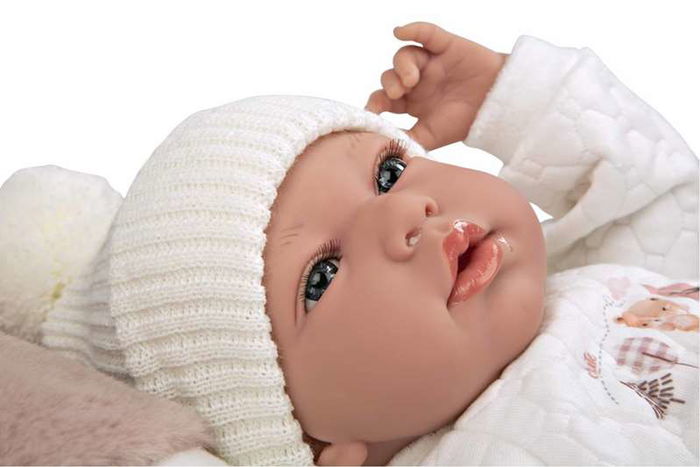 Muñecas Arias Muñeco Elegance Andie con Saquito (Muñeco de Peso) 40 cm Cuerpo Blando, Edad Mínima Recomendada 3 Años Muñecas Arias Muñeco Elegance Andie con Saquito (Muñeco de Peso) 40 cm Cuerpo Blando, Edad Mínima Recomendada 3 Años