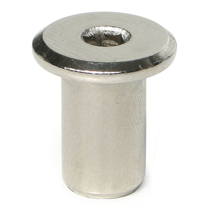 UCAFIX Tubo Union Cegas Cabeza Plana Ø10 M8 Niquelada Longitud 15 Mm Ucafix UCAFIX Tubo Union Cegas Cabeza Plana Ø10 M8 Niquelada Longitud 15 Mm Ucafix