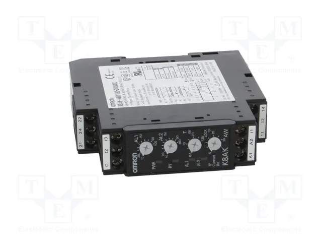 OMRON K8AK-AW1 Relé de monitorización de corriente 100-240VAC
