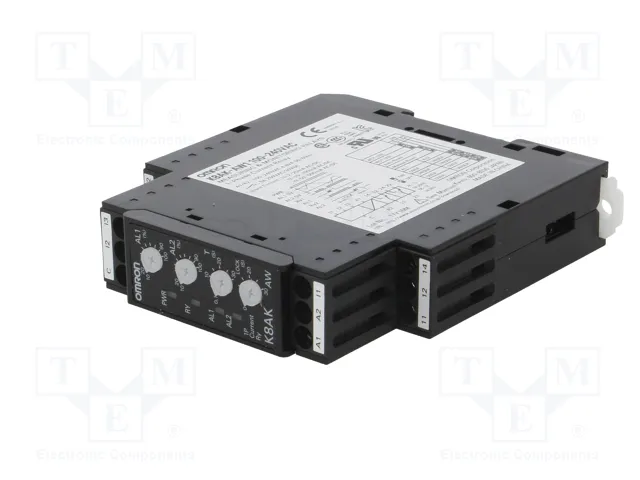 OMRON K8AK-AW1 Relé de monitorización de corriente 100-240VAC