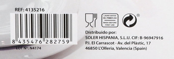 La Mediterranea Copa de Vino Tempo 46 cl (24 Unidades) de Vidrio La Mediterranea Copa de Vino Tempo 46 cl (24 Unidades) de Vidrio