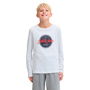 Camiseta de Manga Larga Infantil Jack & Jones Jjurban Ls Crew Neck Blanco 8-9 Años