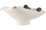 DKD Home Decor Centro de Mesa Cerámica Pompones Blanco