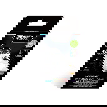 Dragonshock Adaptador Universal Nova Sync Inalámbrico para Nintendo Switch, PS4, PS5, Xbox Series y PC - Blanco Dragonshock Adaptador Universal Nova Sync Inalámbrico para Nintendo Switch, PS4, PS5, Xbox Series y PC - Blanco