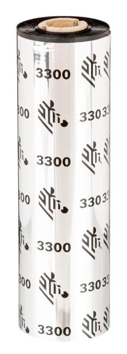 Zebra 3300 Wax/Resin Cinta Térmica 74 m Negro Zebra 3300 Wax/Resin Cinta Térmica 74 m Negro