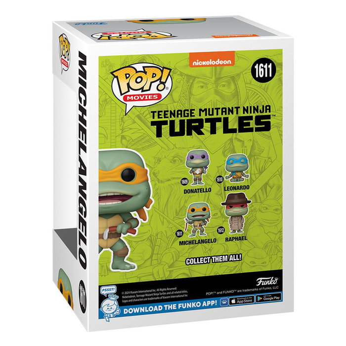 Funko Figura POP! Michelangelo Tortugas Ninja con Sausage Link y Nunchucks