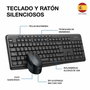 Coolbox Combo Teclado y Ratón Inalámbrico KTR-03W Negro