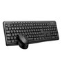 Coolbox Combo Teclado y Ratón Inalámbrico KTR-03W Negro