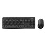 Coolbox Combo Teclado y Ratón Inalámbrico KTR-03W Negro