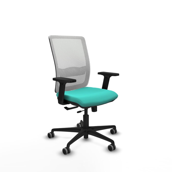 PIQUERAS Y CRESPO Silla de oficina Haches Turquesa y Blanco PIQUERAS Y CRESPO Silla de oficina Haches Turquesa y Blanco