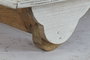 DKD Home Decor Mesa Centro Estilo Indio Blanco Dorado 115 x 60 x 45 cm