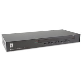 Level One KVM-3208 Switch KVM 8 Puertos PS/2-USB VGA 2048 x 1536 Montaje en Rack Negro