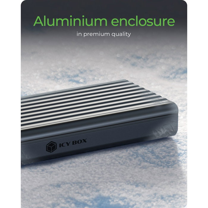 ICY BOX IB-1917M-C32a Caja Externa para SSD M.2 NVMe USB Tipo C