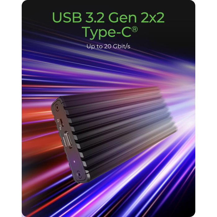 ICY BOX IB-1917M-C32a Caja Externa para SSD M.2 NVMe USB Tipo C