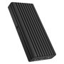 ICY BOX IB-1917M-C32a Caja Externa SSD M.2 NVMe PCIe 4.0, USB-C 3.2 Gen 2x2, 20 Gbit/s, Plug and Play, Negro