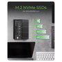 ICY BOX IB-1917M-C32a Caja Externa SSD M.2 NVMe PCIe 4.0, USB-C 3.2 Gen 2x2, 20 Gbit/s, Plug and Play, Negro
