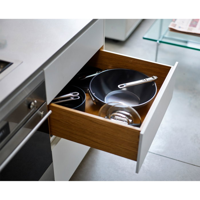 Joseph Joseph Space Wok de 32 cm con mango plegable, Azul Joseph Joseph Space Wok de 32 cm con mango plegable, Azul