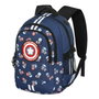 Karactermania Mochila Capitán América Run Plus Fan Azul