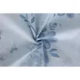 Juego de Cama 220x240 cm y 60x60 cm 100% Algodón Reforzado Azul