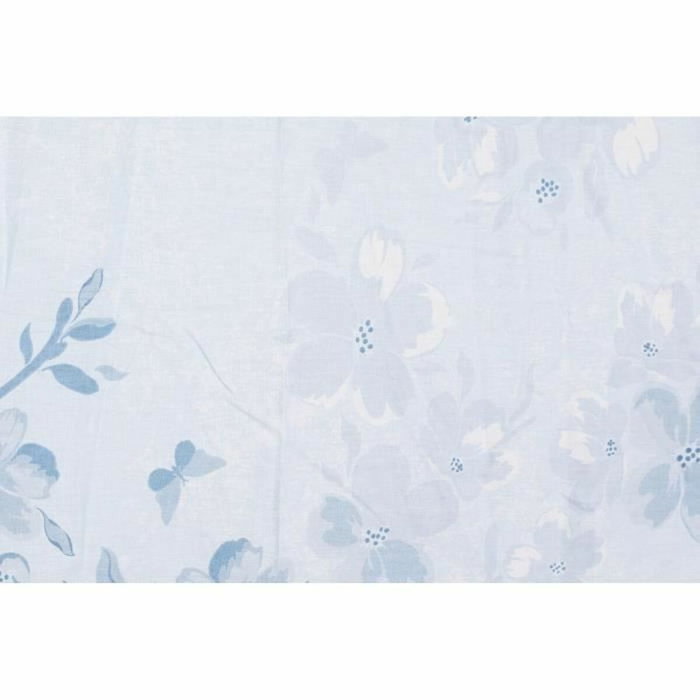 AUCUNE Juego de cama azul de 100% algodón reforzado con funda nórdica y 2 fundas de almohada AUCUNE Juego de cama azul de 100% algodón reforzado con funda nórdica y 2 fundas de almohada