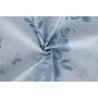 AUCUNE Juego de cama azul de 100% algodón reforzado con funda nórdica y 2 fundas de almohada