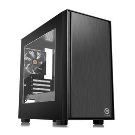 Thermaltake Versa H17 Window Black Microtorre Negra Sin Fuente USB 3.0 x1 USB 2.0 x2 HD Audio
