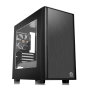 Thermaltake Versa H17 Window Black Microtorre Negra Sin Fuente USB 3.0 x1 USB 2.0 x2 HD Audio