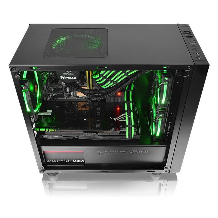 Thermaltake Versa H17 Window Black Microtorre Negra Sin Fuente USB 3.0 x1 USB 2.0 x2 HD Audio Thermaltake Versa H17 Window Black Microtorre Negra Sin Fuente USB 3.0 x1 USB 2.0 x2 HD Audio