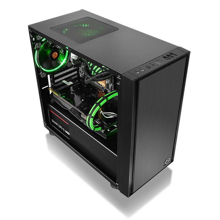 Thermaltake Versa H17 Window Black Microtorre Negra Sin Fuente USB 3.0 x1 USB 2.0 x2 HD Audio Thermaltake Versa H17 Window Black Microtorre Negra Sin Fuente USB 3.0 x1 USB 2.0 x2 HD Audio
