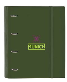 Carpeta de anillas Munich Bright khaki Verde 27 x 32 x 3.5 cm