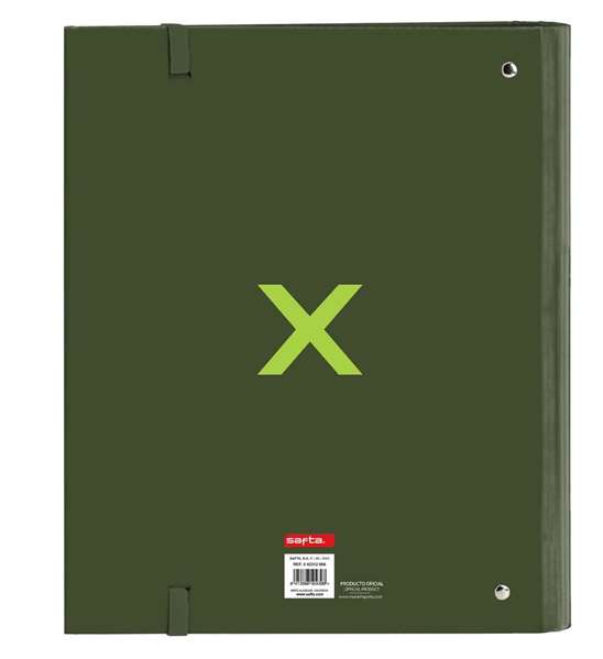 Carpeta de anillas Munich Bright khaki Verde 27 x 32 x 3.5 cm