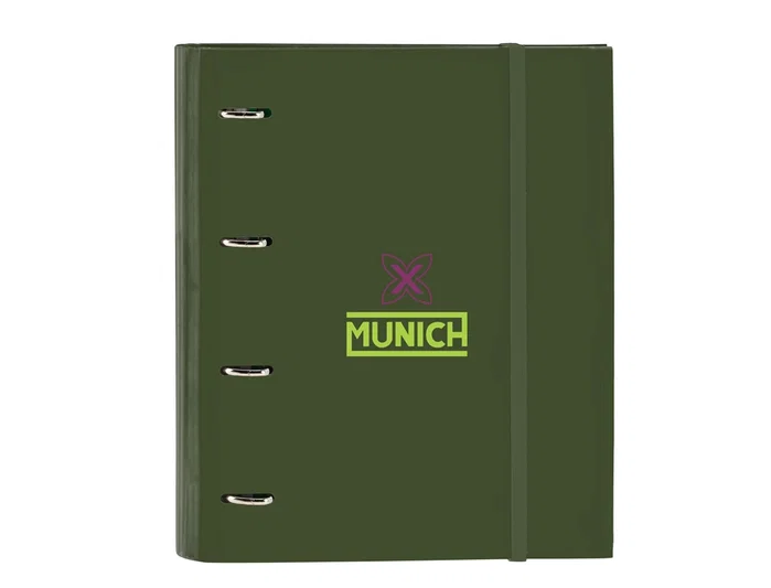 Safta Carpeta de Anillas Munich Bright Khaki DIN A4 con Recambio Safta Carpeta de Anillas Munich Bright Khaki DIN A4 con Recambio