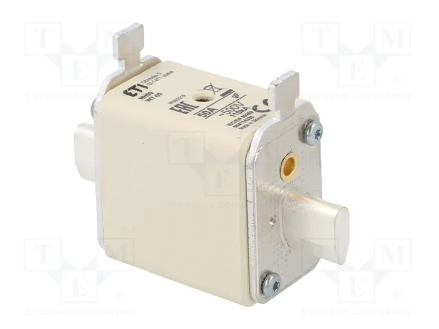 ETI POLAM Fusible NH00 de Cerámica Industrial 50A 500VAC ETI POLAM Fusible NH00 de Cerámica Industrial 50A 500VAC