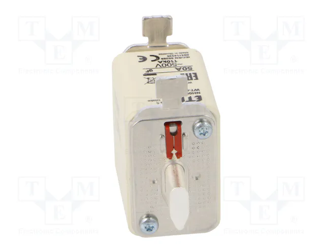 ETI POLAM Fusible NH00 de Cerámica Industrial 50A 500VAC ETI POLAM Fusible NH00 de Cerámica Industrial 50A 500VAC