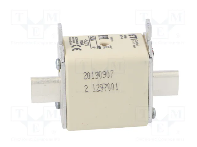 ETI POLAM Fusible NH00 de Cerámica Industrial 50A 500VAC ETI POLAM Fusible NH00 de Cerámica Industrial 50A 500VAC